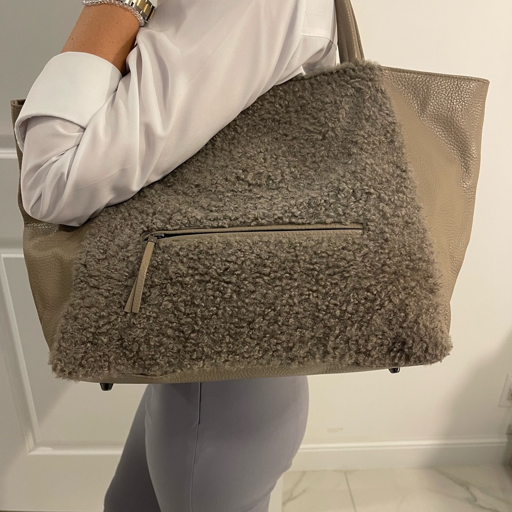 Fabiana Filipi Gray Tote Bag